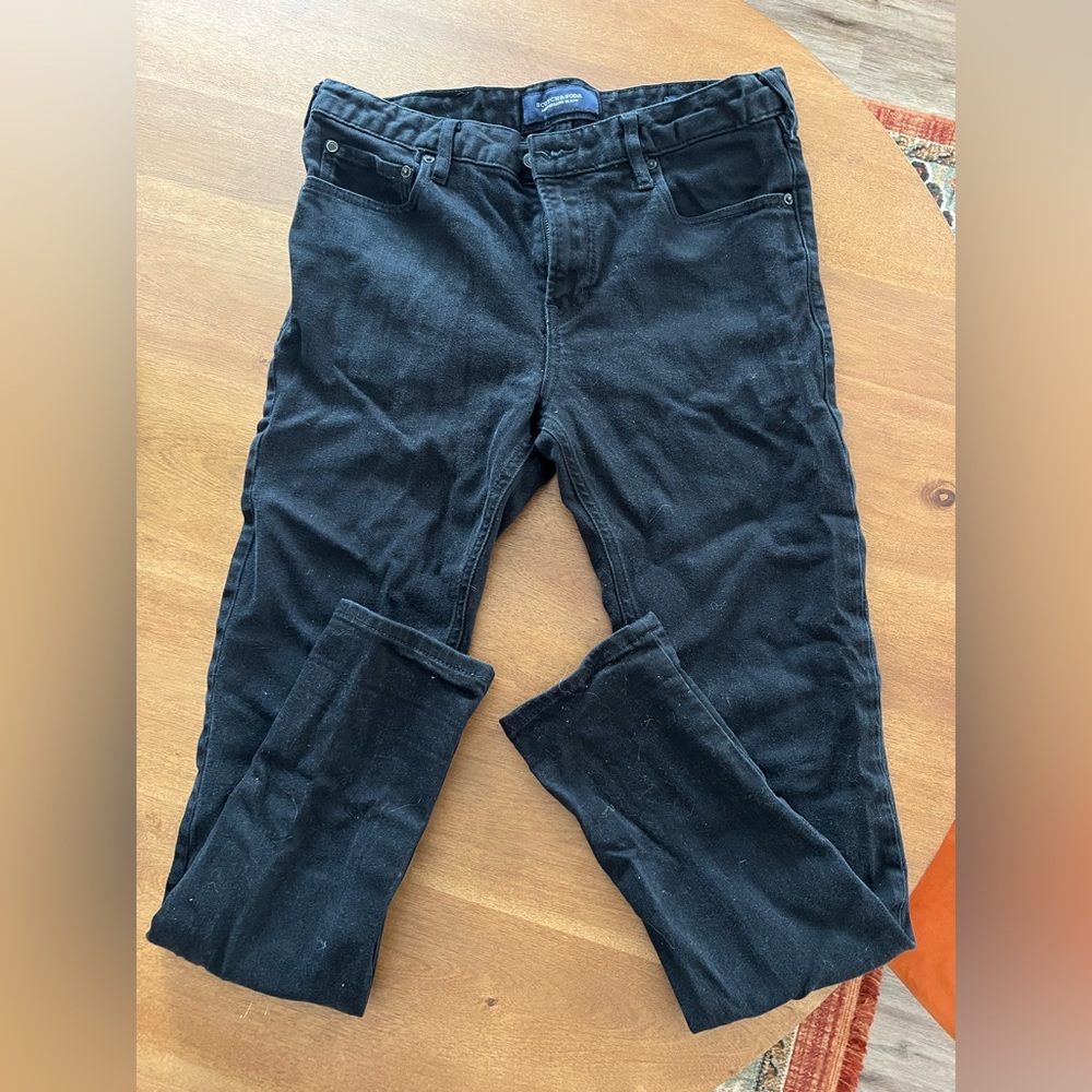 Scotch & Soda Men's Black Skim Jeans